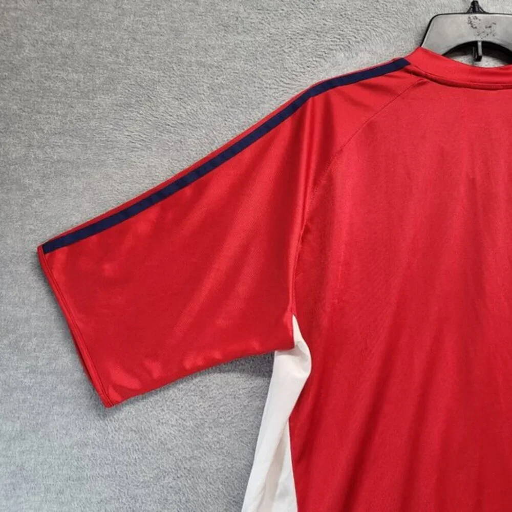 England Men Jersey XL Red Adidas Logo‎ World Cup FIFA Germany 2016 Training